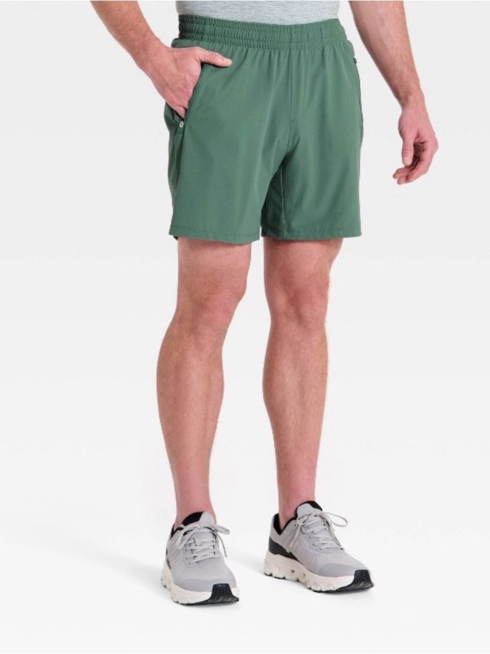 all in motion Men's Athletic Shorts - Olive Green